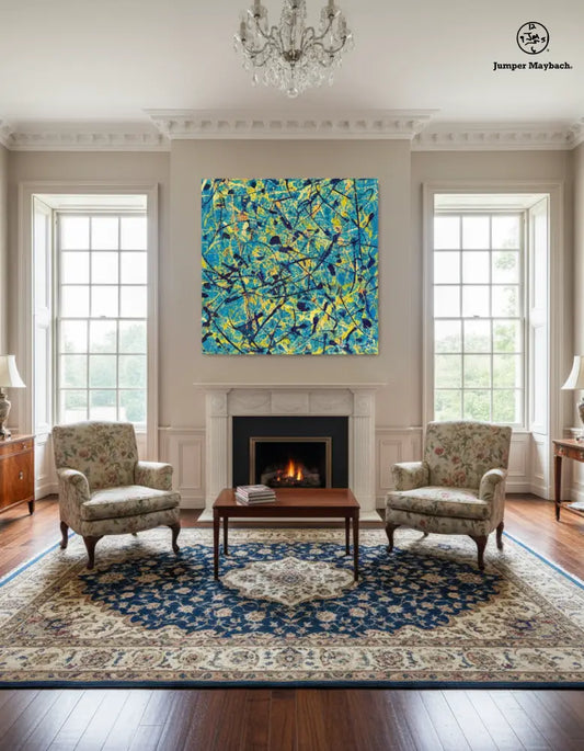 Saturn Sunrise (Print on Canvas) - Jumper Maybach Prints