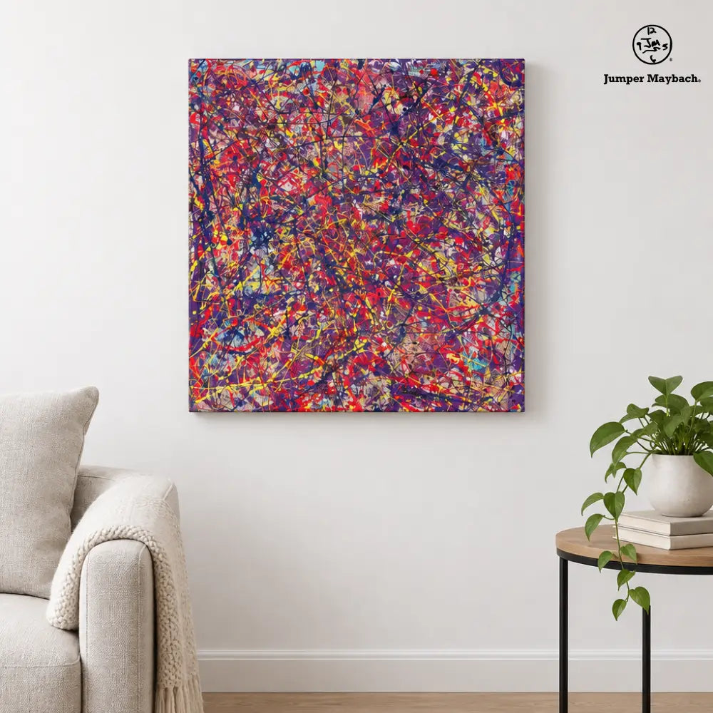 Solar Soulfire canvas - wall vignette