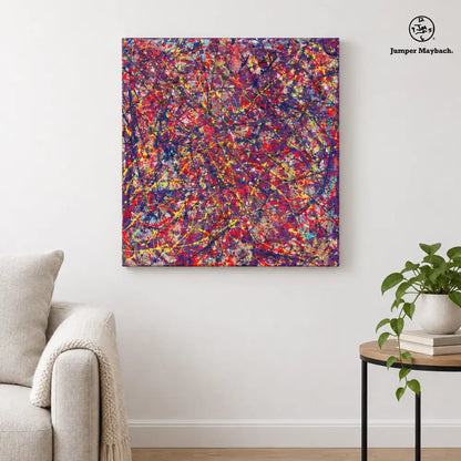 Solar Soulfire canvas - wall vignette