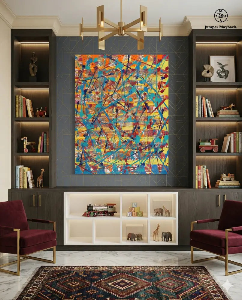 Space Cake - Original Painting - Jumper Maybach Artwork