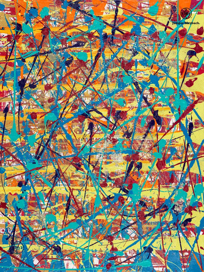 Space Cake - Original Painting - Jumper Maybach Artwork