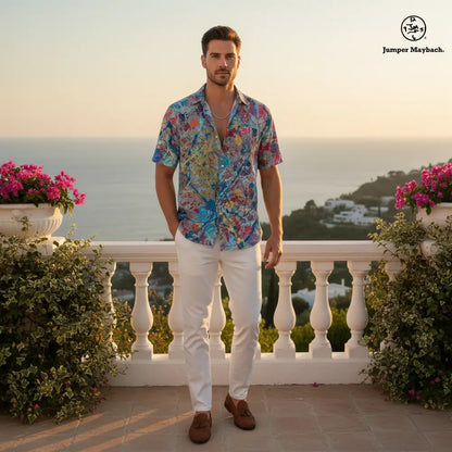 Starfield PLUS SIZE Resort UNISEX Shirt by Jumper Maybach® - Men’s Clothing