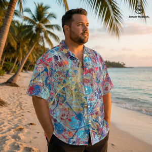 Starfield PLUS SIZE Resort UNISEX Shirt by Jumper Maybach®