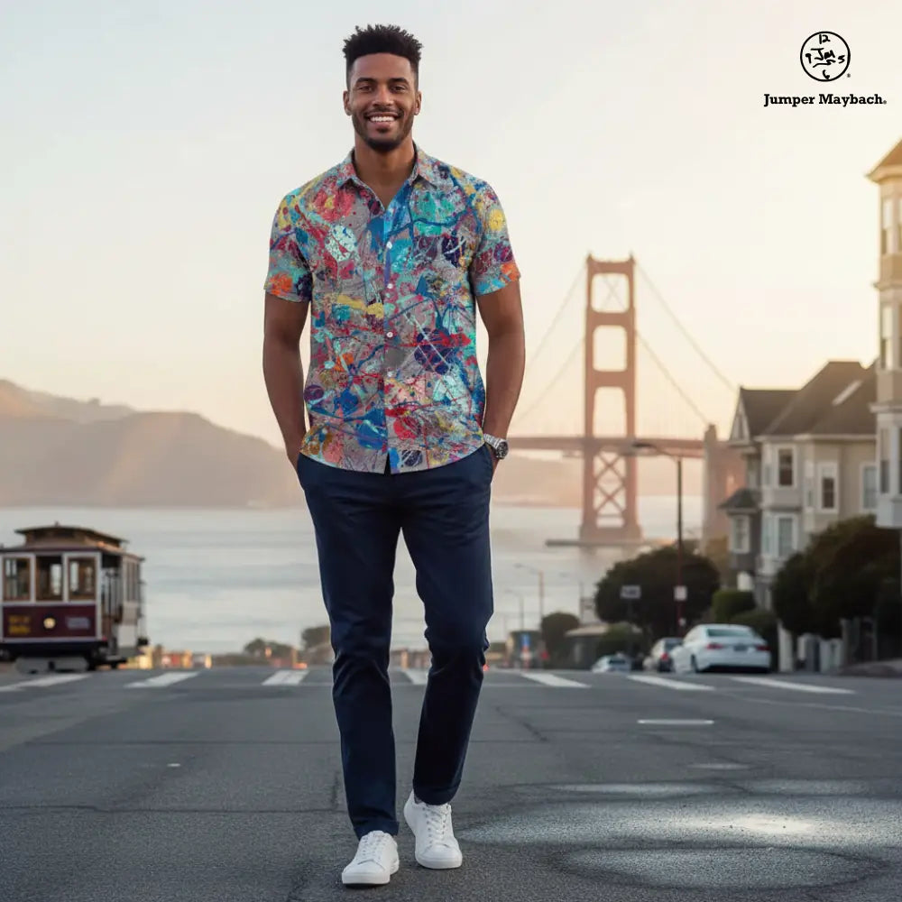 Starfield Resort Unisex Shirt by Jumper Maybach® - XS - Men’s Clothing