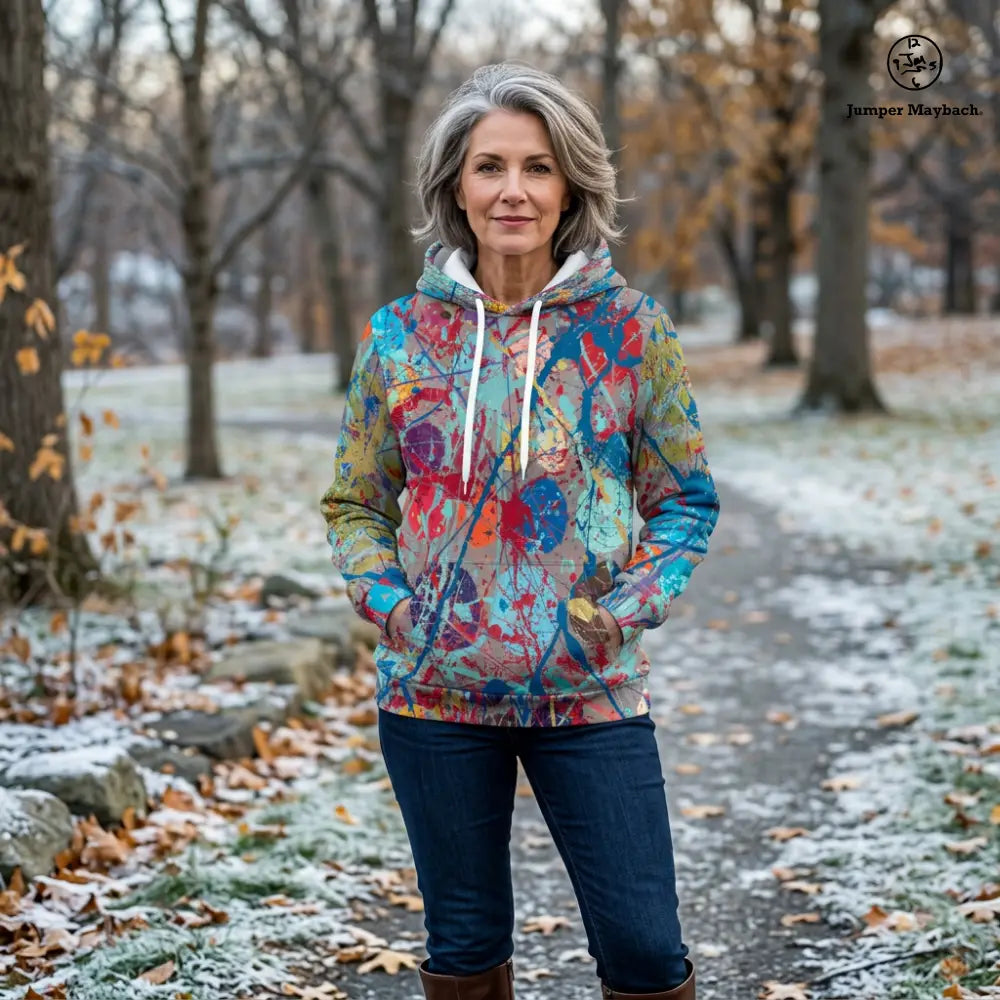 Starfield - Unisex Pullover Hoodie by Jumper Maybach® - S - All Over Prints