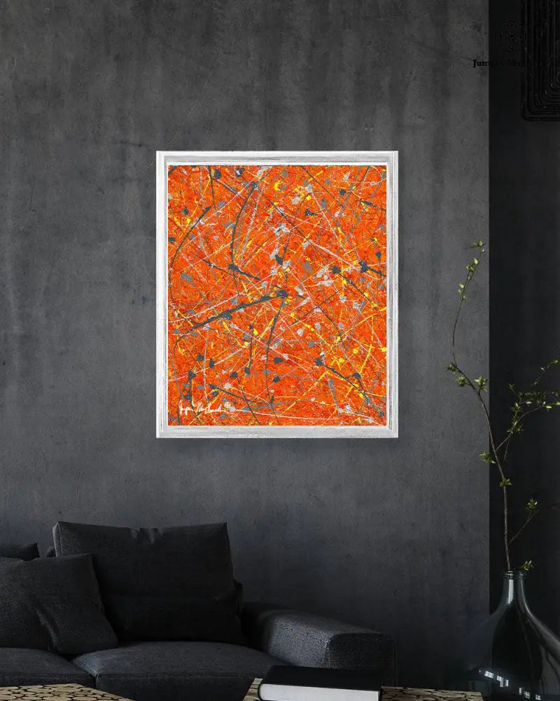 SunStar print by Jumper Maybach on paper featuring vibrant colors and detailed starburst design.