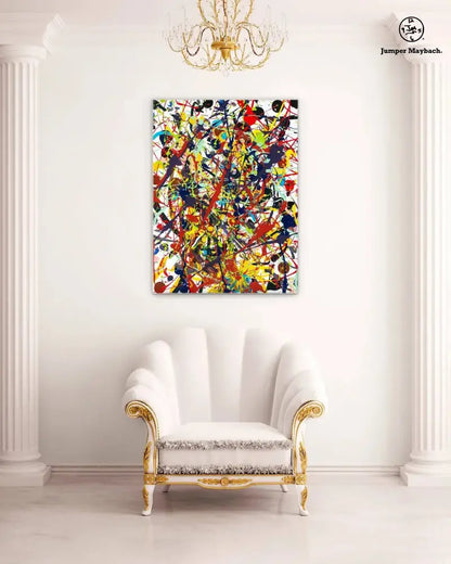 Taffy Balloon Madness - Original Painting - Jumper Maybach Artwork