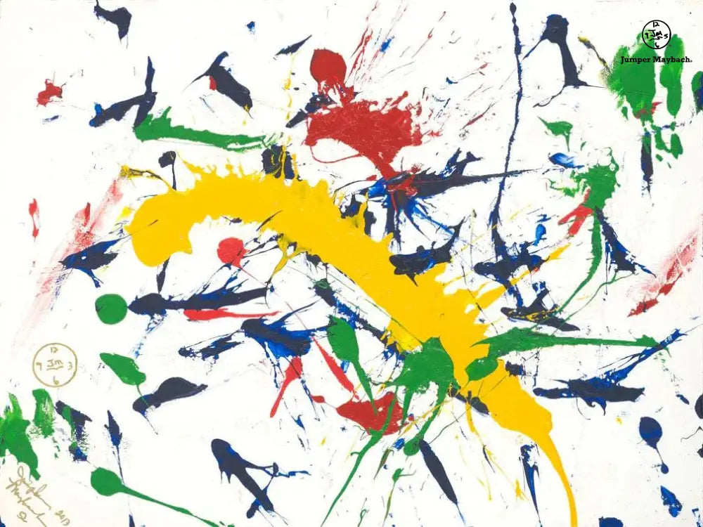 Taffy Celebration #2 - Original Painting - Jumper Maybach Artwork