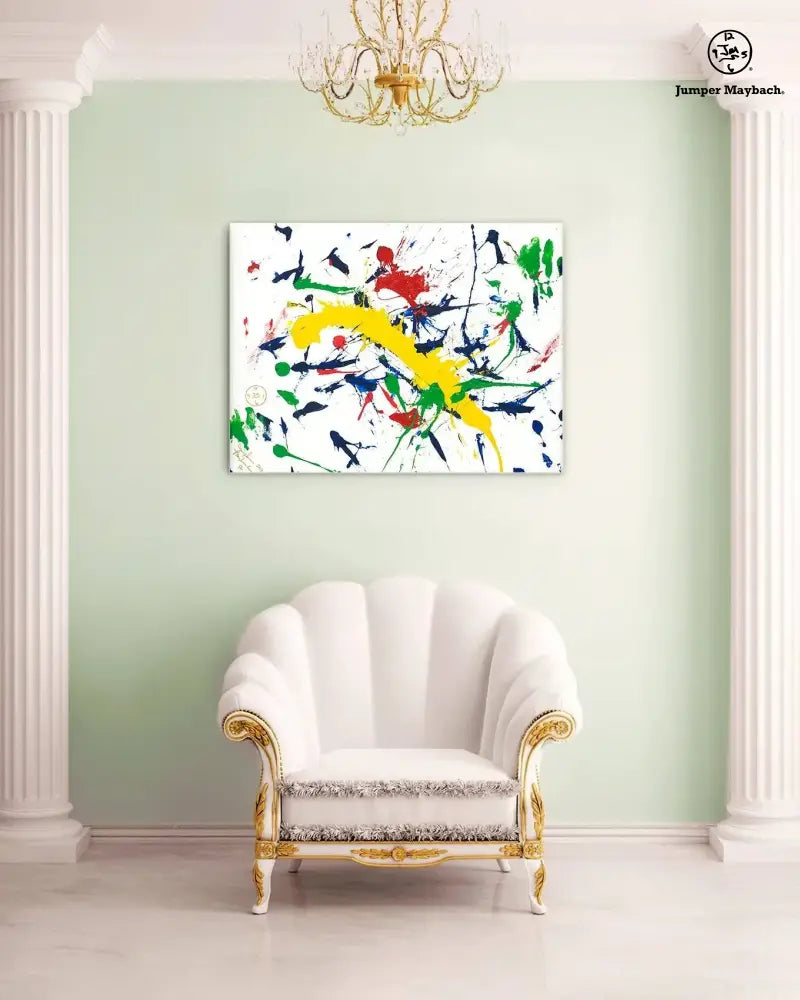 Taffy Celebration #2 - Original Painting - Jumper Maybach Artwork
