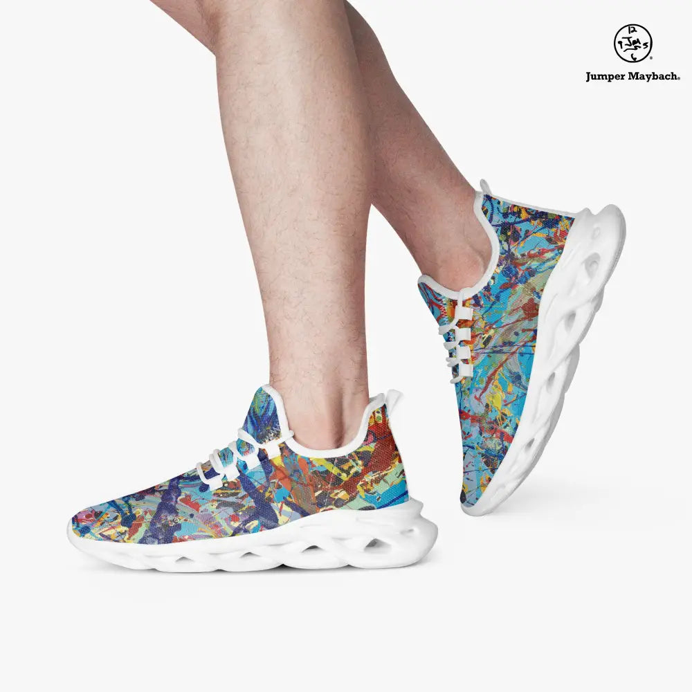 Taffy Galaxy Flex sneaker by Jumper Maybach, a stylish unisex sneaker with vibrant galaxy-inspired design and comfortable fit.
