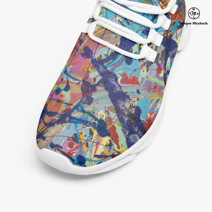 Taffy Galaxy Flex sneaker by Jumper Maybach® for men and women, featuring vibrant galaxy-inspired design and casual sneaker style.