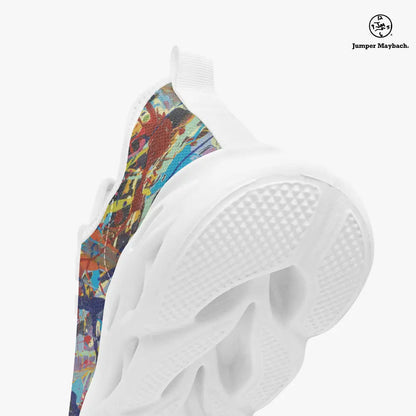 Taffy Galaxy Flex sneaker by Jumper Maybach® featuring colorful galaxy design, casual sneaker style in men's and women's sizes.