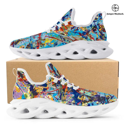 Taffy Galaxy Flex sneaker by Jumper Maybach, featuring vibrant galaxy-inspired design, casual footwear for men and women.