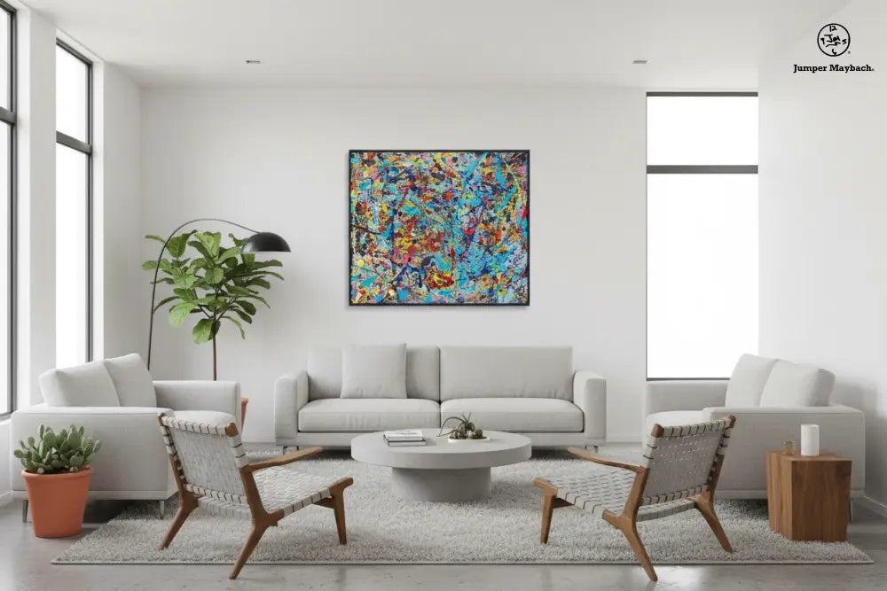 Taffy Galaxy Whew - Original Painting - Jumper Maybach Artwork