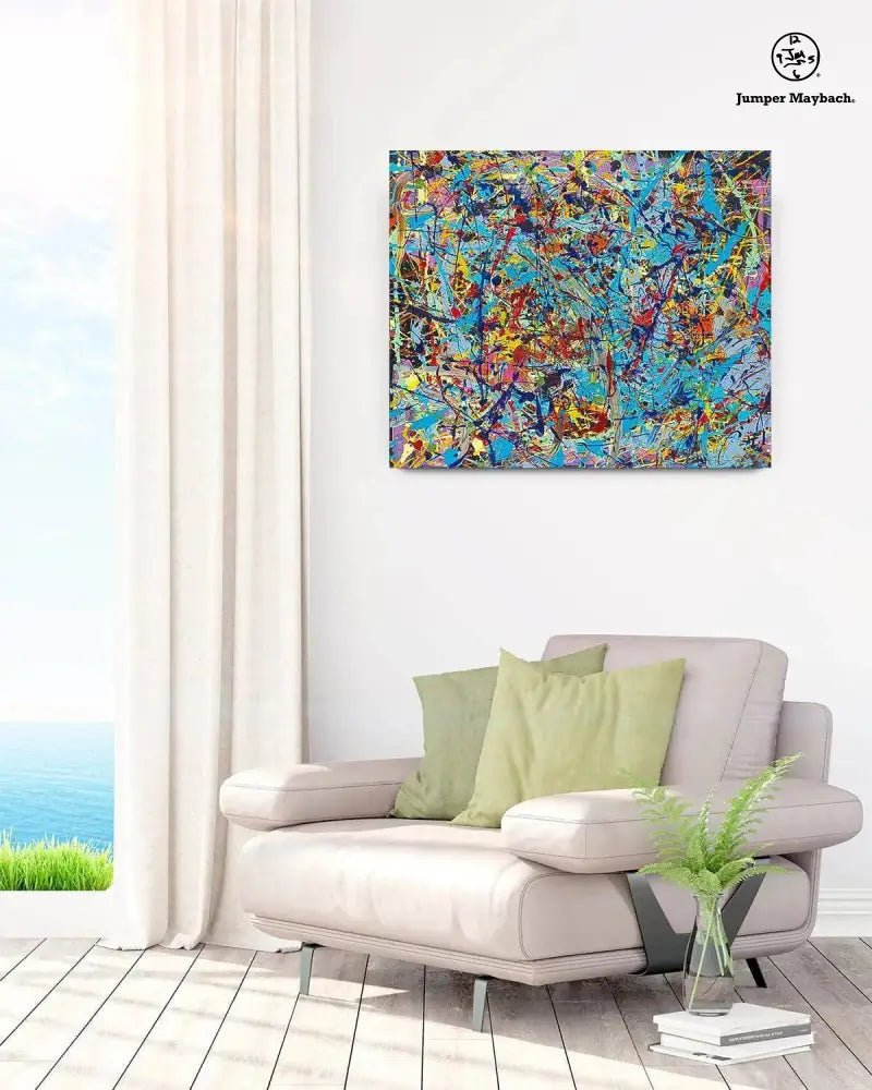 Taffy Galaxy Whew - Original Painting - Jumper Maybach Artwork