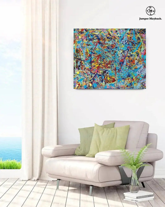 Taffy Galaxy Whew - Original Painting - Jumper Maybach Artwork
