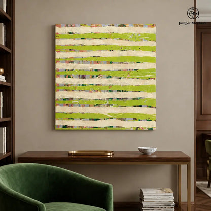 Time Tunnel embellished canvas - wall view