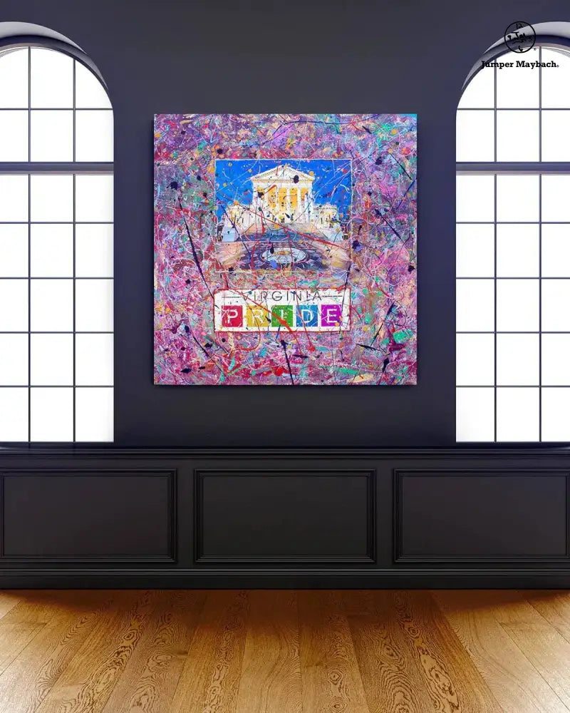 Virginia Pride #1 - Original Painting - SOLD - Jumper Maybach Artwork