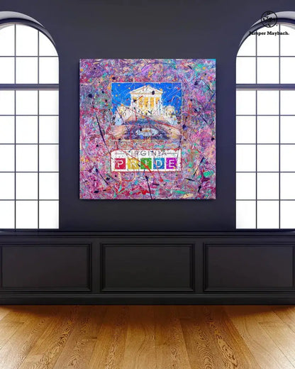 Virginia Pride #1 - Original Painting - SOLD - Jumper Maybach Artwork