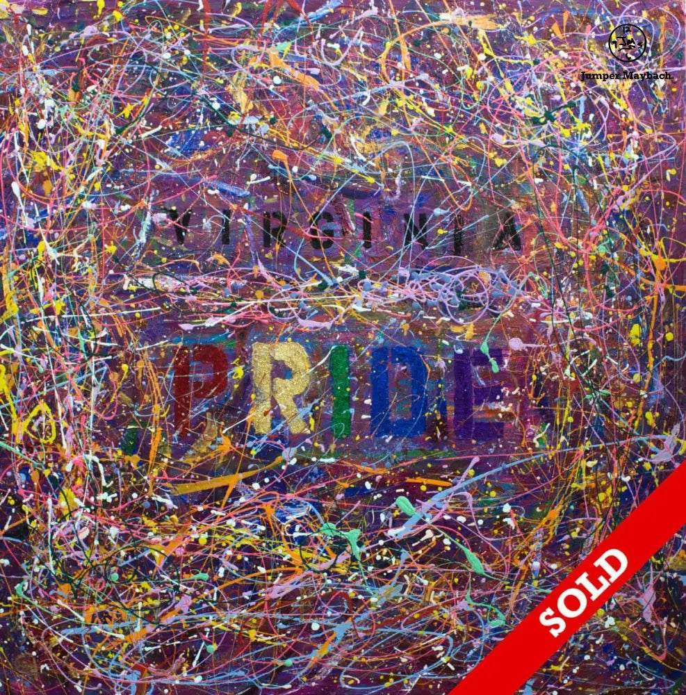 Virginia Pride #2 - Original Painting - SOLD - Jumper Maybach Artwork