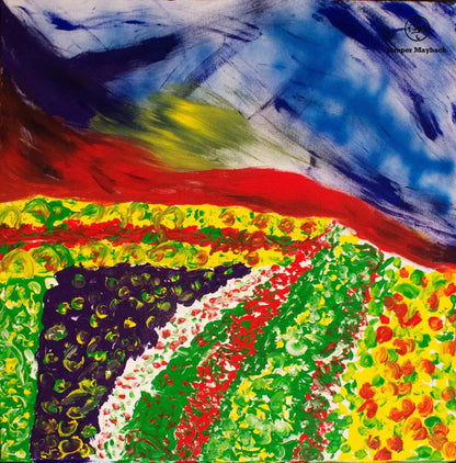 Wild Flowers - Original Painting - SOLD - Jumper Maybach Artwork