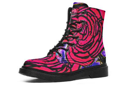 Cotton Candy Rose Boots