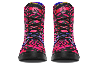 Cotton Candy Rose Boots