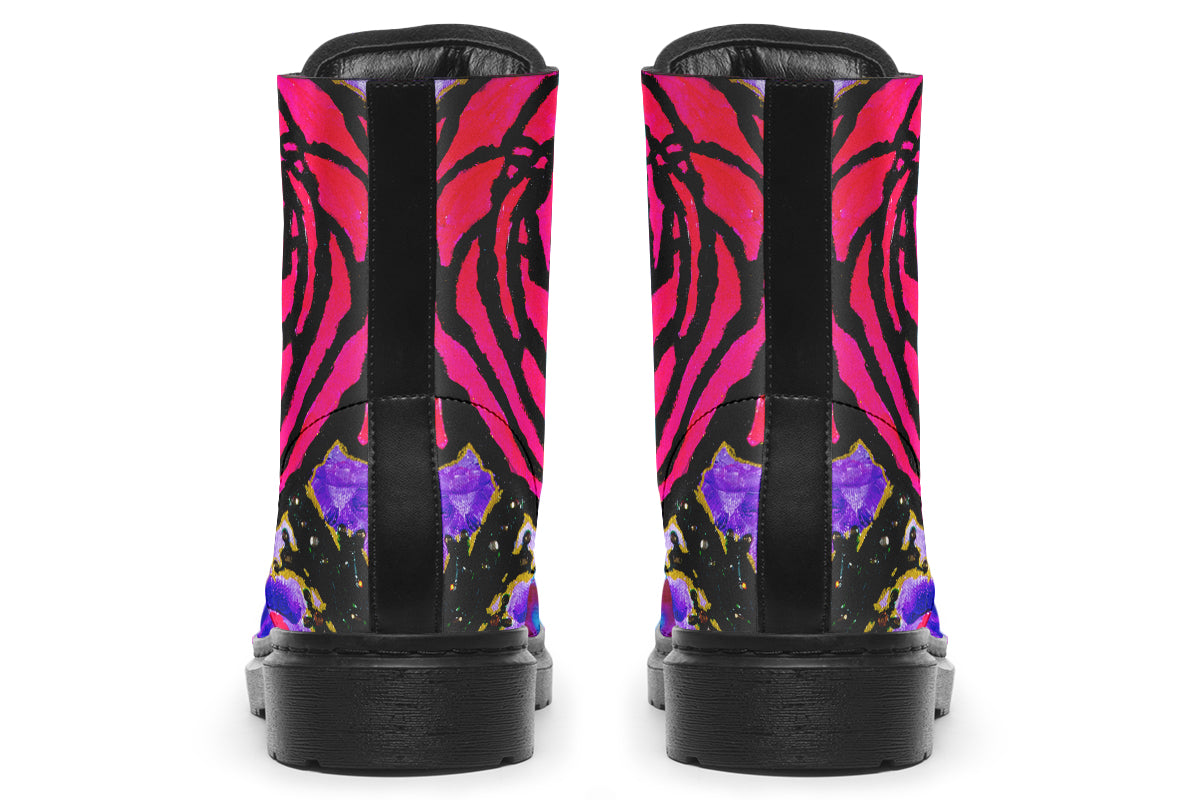 Cotton Candy Rose Boots
