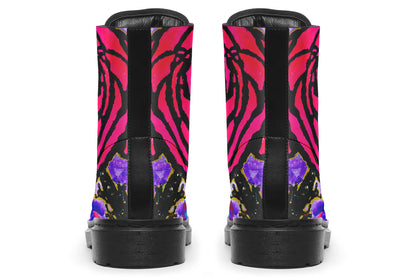 Cotton Candy Rose Boots