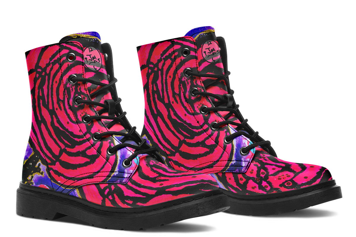 Cotton Candy Rose Boots