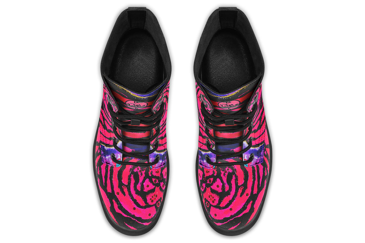 Cotton Candy Rose Boots