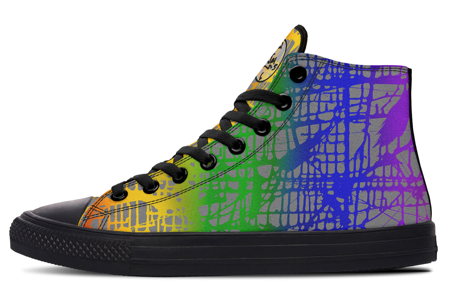 Rainbow Matrix Hightops