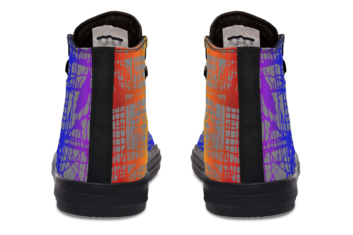 Rainbow Matrix Hightops