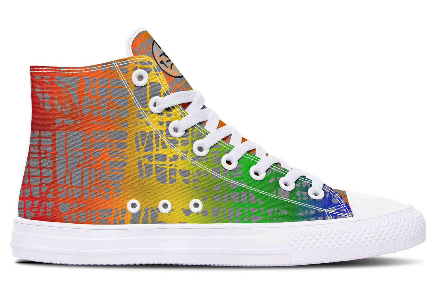 Rainbow Matrix Hightops