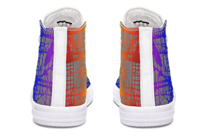 Rainbow Matrix Hightops