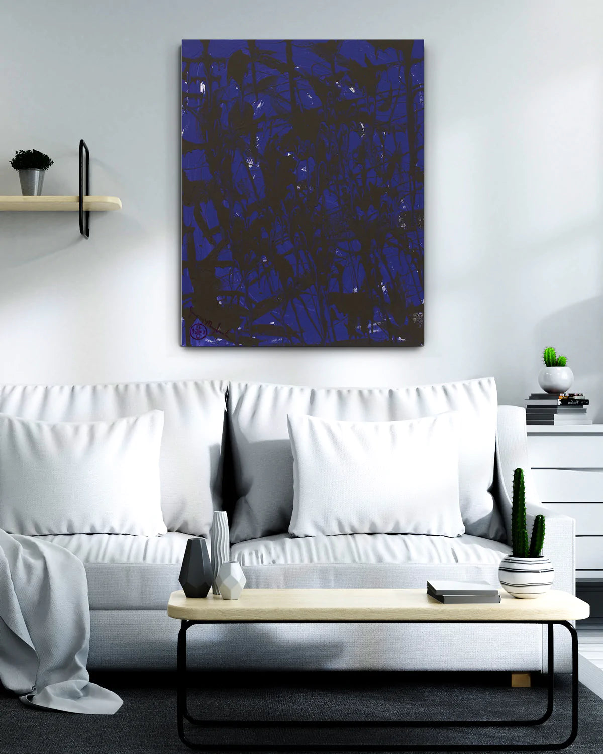 Blue Nights by Jumper Maybach®
From The Pride Series 
24" x 30"
Acrylic mixed media on canvas

Do you own a Jumper Maybach, yet? ®
Seek LOVE, PEACE, and HAPPINESS, aBlue Nights        PNTArtworkJumper MaybachJumper Maybach
