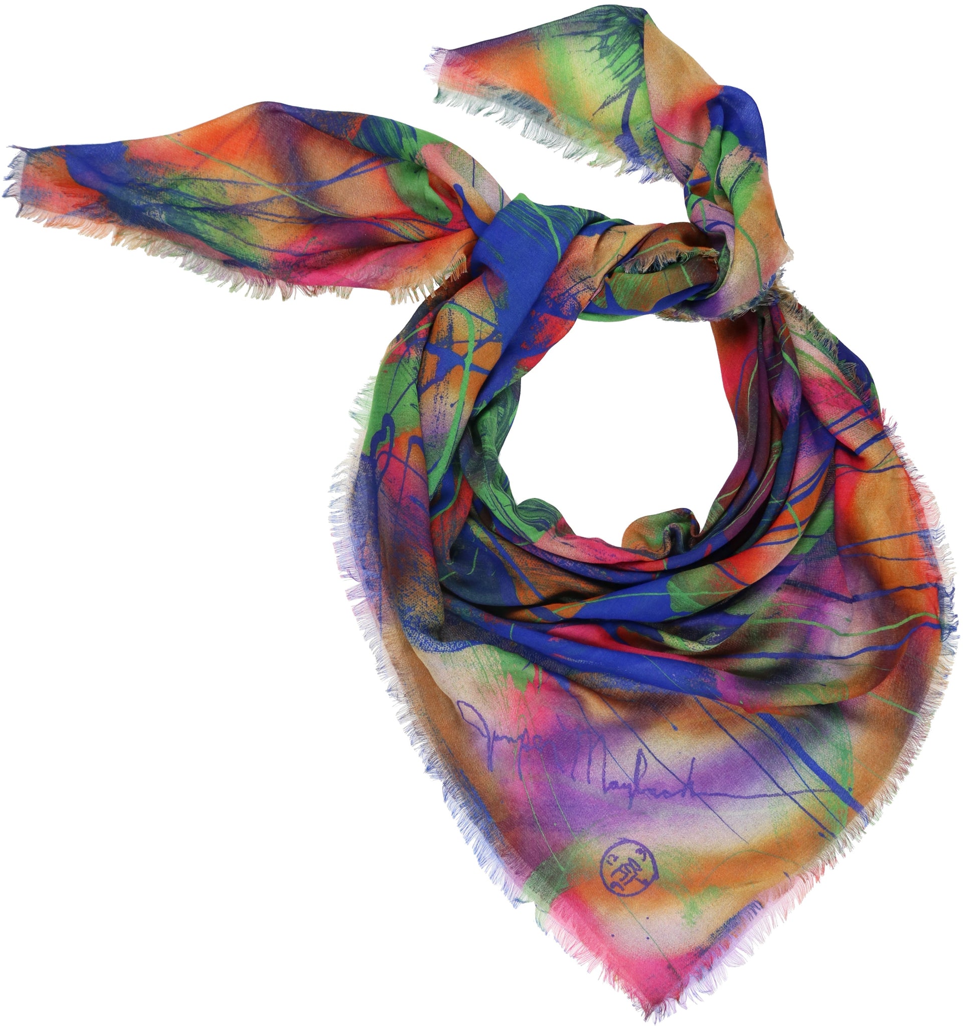Jumper Maybach X FRAAS Chromatic 1 Recycled Polyester Square Scarf 3