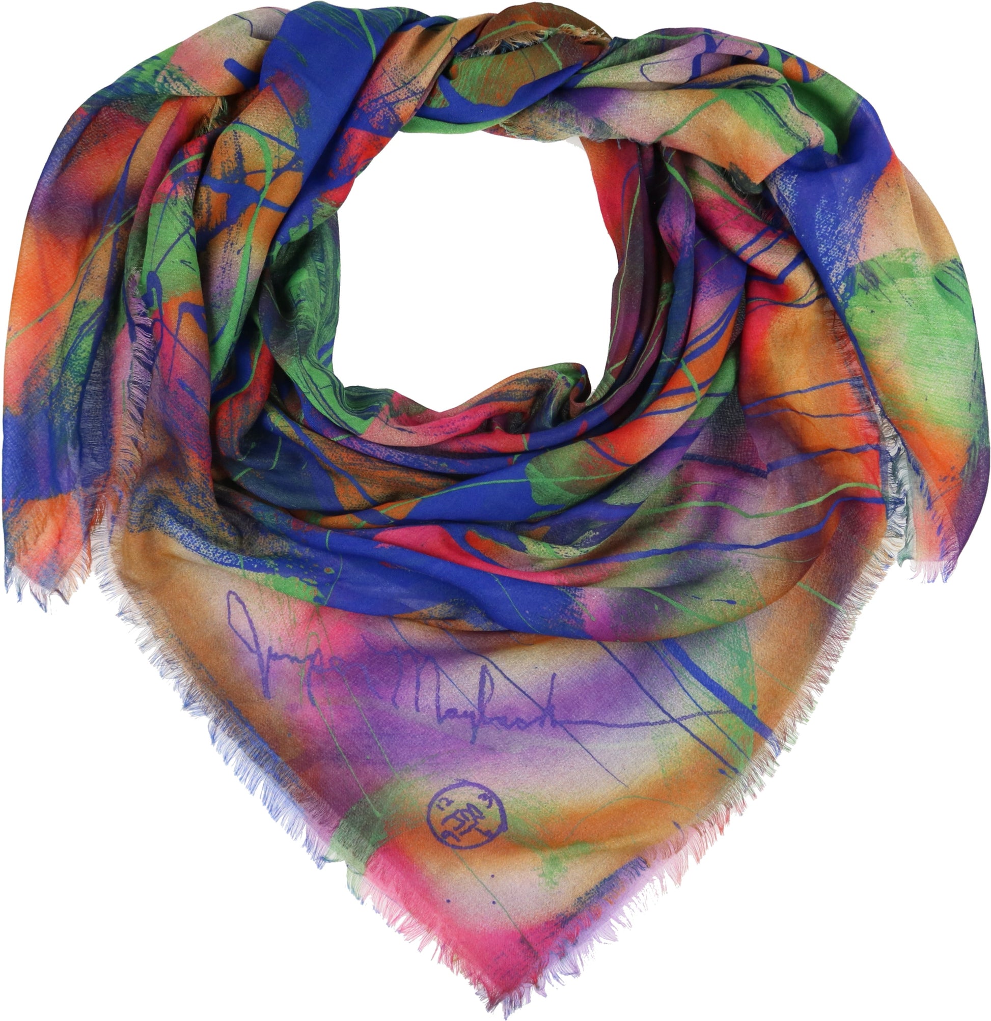 Jumper Maybach X FRAAS Chromatic 1 Recycled Polyester Square Scarf 4