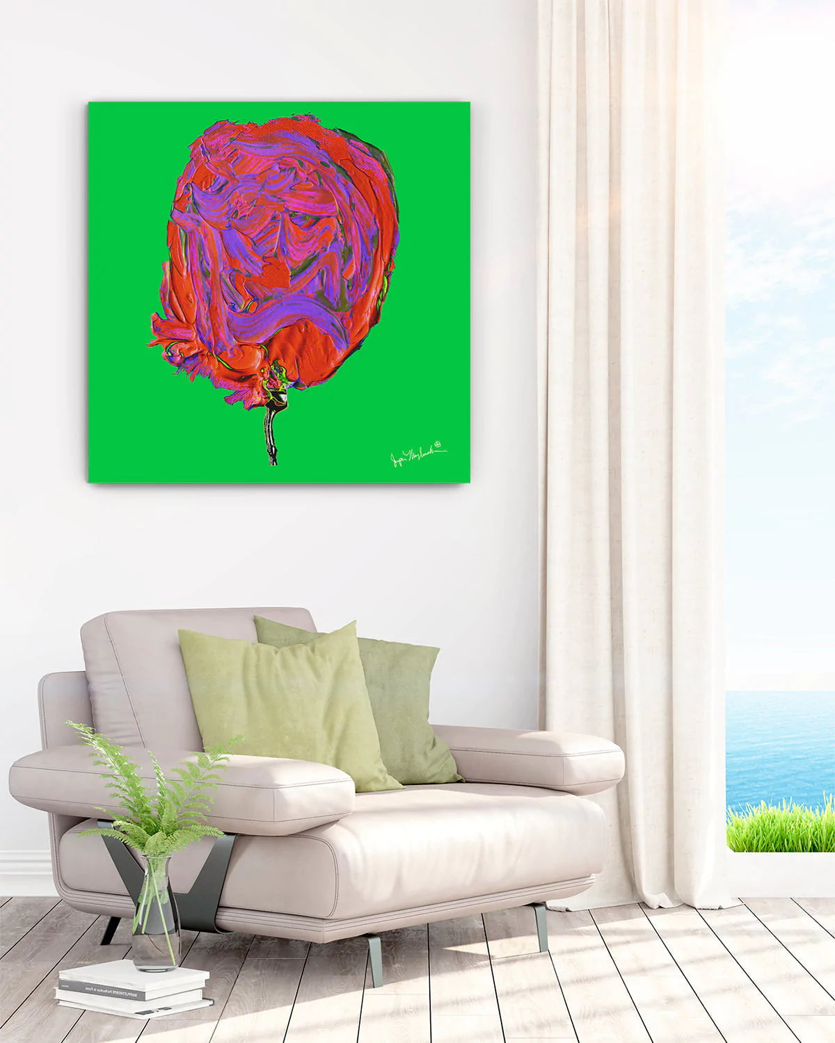 Original Print Cosmic Strawberry Cotton Candy by Jumper Maybach 2