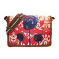 Cotton Candy Messenger Bag by Jumper Maybach. Front with Strap