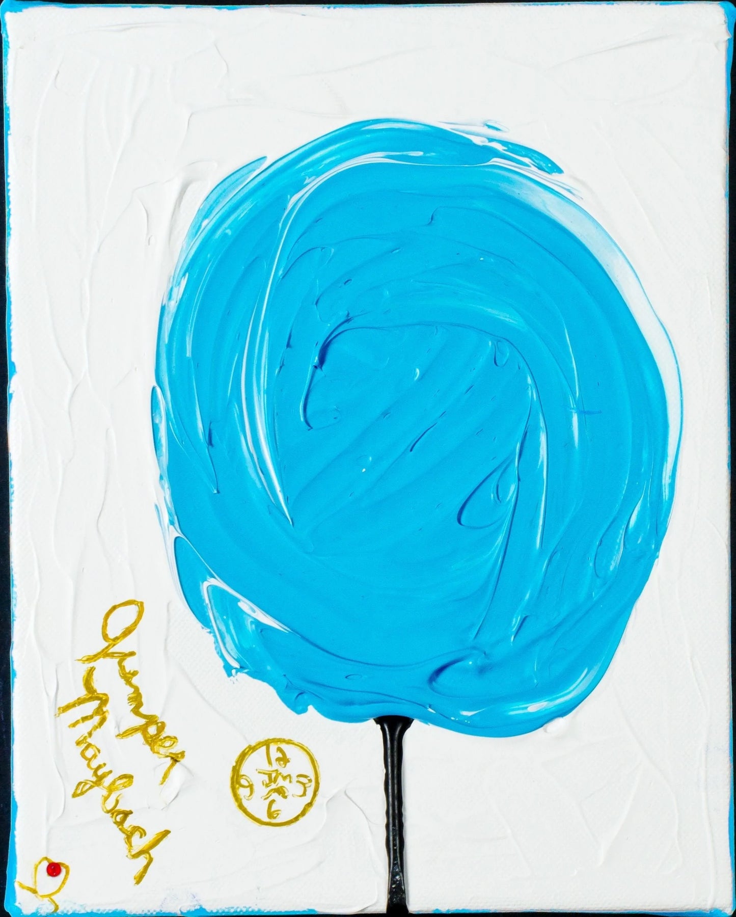 Blue Cotton Candy by Jumper Maybach®
From the Cotton Candy Series
Blue and Delicious 
8" x 10"
Acrylic mixed media on canvas 2011

Do you own a Jumper Maybach, yet? Blue Cotton Candy        PNTArtworkJumper MaybachJumper Maybach