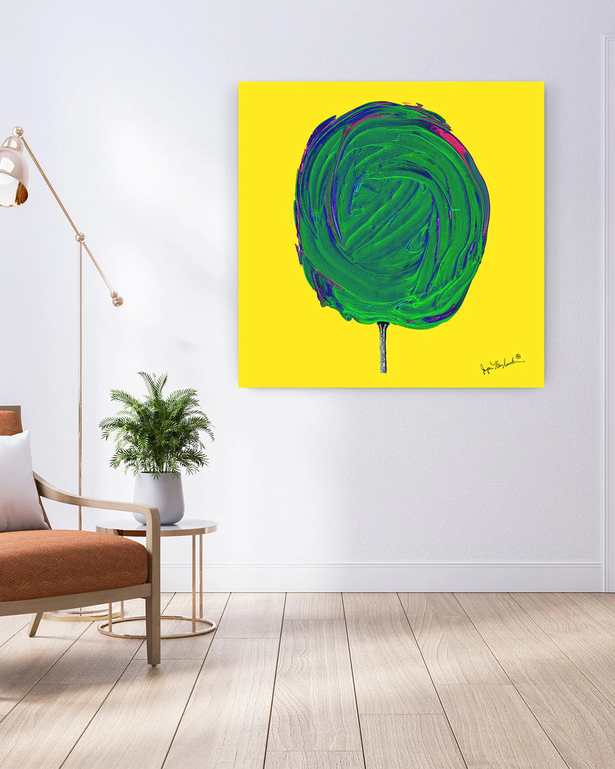 Original Print Cosmic Lime Fizz Cotton Candy by Jumper Maybach 2