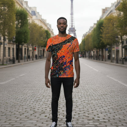 Orange Eclipse, MEN'S T-Shirt by Jumper Maybach® - Jumper Maybach