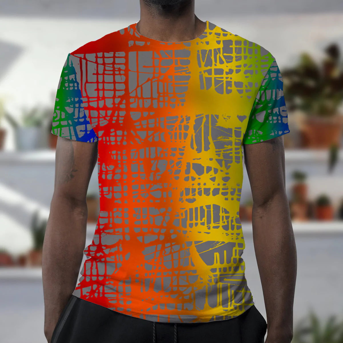  
Inspired by Jumper Maybach’s original, iconic artwork "Dark Matrix”
Celebrate Pride Month all year long.

100% high quality Polyester
uniquely textured
thick microRainbow Matrix, the T-Shirt by Jumper Maybach®T-ShirtMWWJumper Maybach