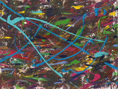 Taffy Explosion #2 - Original Painting - Jumper Maybach